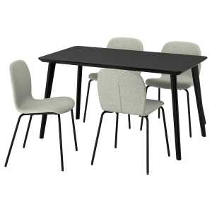 LISABO / KARLPETTER Tisch und 4 Stühle