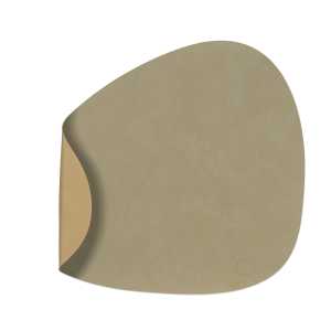 LindDNA - Tischset Curve L Double, Nupo dust / khaki