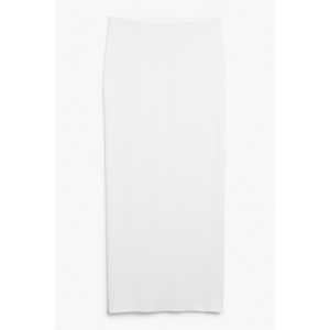 Monki Bleistiftrock aus Jersery Weiß, Röcke in Größe M. Farbe: White