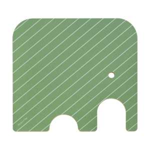 Muurla Elephant Chop & Serve Schneidebrett S Green