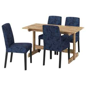 NACKANÄS / BERGMUND Tisch und 4 Stühle