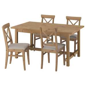 NORDVIKEN / INGOLF Tisch und 4 Stühle