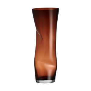 Orrefors Squeeze Vase Sunset brown