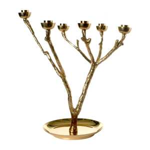 POLSPOTTEN Twiggy Kerzenständer S 35 cm Gold