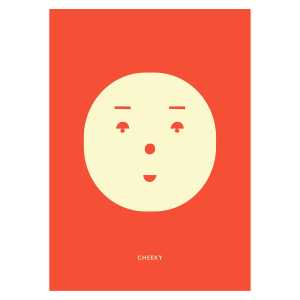 Paper Collective Cheeky Feeling Poster 50 x 70cm
