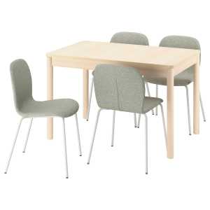 RÖNNINGE / KARLPETTER Tisch und 4 Stühle