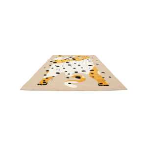The Spotty Cat Teppich - Mauve lila / Gelb 100x160