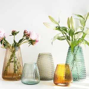 XLBoom - Dim Smooth Vase, medium, amber