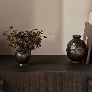 ferm LIVING - Doro Vase, H 27 cm, coffee