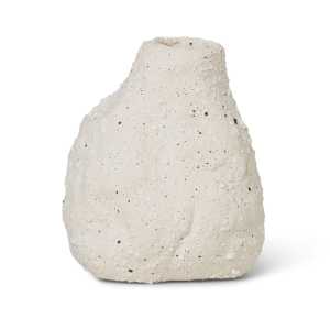 ferm LIVING - Vulca Vase Mini, off-white stone