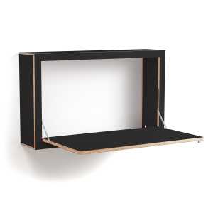 Ambivalenz - Fläpps Box Schreibtisch 100 x 60 x 20 cm, schwarz