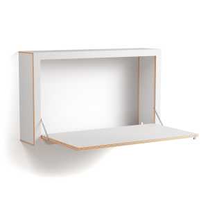 Ambivalenz - Fläpps Box Schreibtisch 100 x 60 x 20 cm, weiß