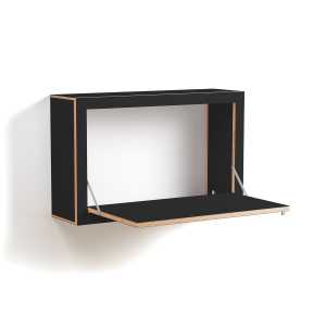 Ambivalenz - Fläpps Box Schreibtisch 80 x 50 x 20 cm, schwarz