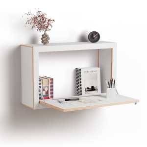 Ambivalenz - Fläpps Box Schreibtisch 80 x 50 x 20 cm, weiß