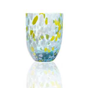 Anna Von Lipa Big Confetti Trinkglas 25 cl Aqua-lemon