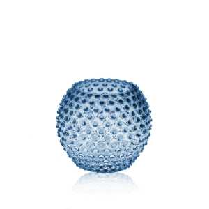 Anna Von Lipa Hobnail Globe Vase 18 cm Blue smoke