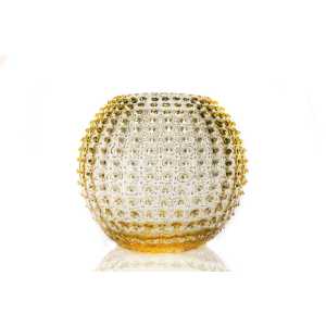 Anna Von Lipa Hobnail Globe Vase 24 cm Zitrone