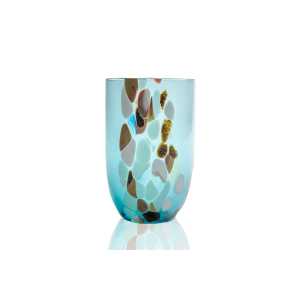 Anna Von Lipa Marble Trinkglas 30 cl Amalfi blue