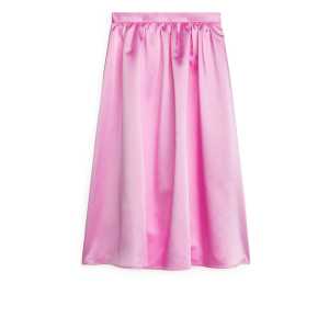 Arket Taftrock Rosa, Röcke in Größe 44. Farbe: Pink