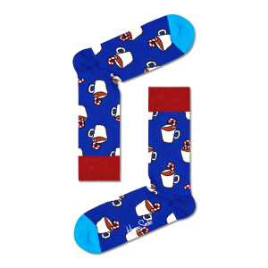 Crew Socken Candy Cane in Blau | Happy Socks