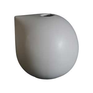 DBKD Vase Nib H15 cm Grau