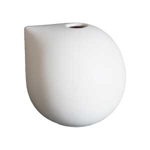 DBKD Vase Nib H15 cm Weiß