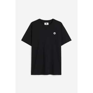 Double A By Wood Ace Badge T-shirt Black in Größe M