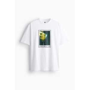 Double A By Wood Asa Spray Paint T-shirt White in Größe S