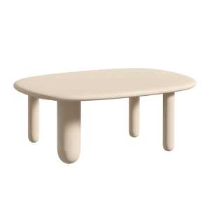 Driade - Tottori Beistelltisch, H 30 cm, cream (mit 4 Beinen)