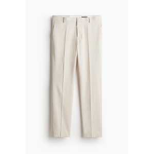 H&M Anzughose in Slim Fit Hellbeige, Anzughosen Größe 46. Farbe: Light beige