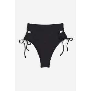 H&M Bikinihose Brazilian Schwarz, Bikini-Set in Größe 44. Farbe: Black