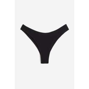 H&M Bikinihose Brazilian Schwarz, Bikini-Unterteil in Größe 32. Farbe: Black