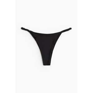 H&M Bikinihose Brazilian Schwarz, Bikini-Unterteil in Größe 40. Farbe: Black