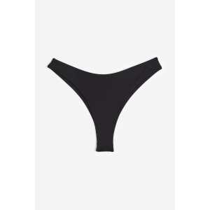 H&M Bikinihose Brazilian Schwarz, Bikini-Unterteil in Größe 50. Farbe: Black 020