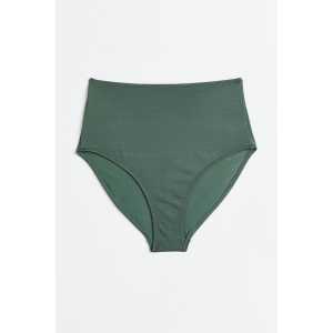 H&M Bikinihose Khakigrün, Bikini-Unterteil in Größe 38. Farbe: Khaki green 012