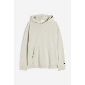 H&M DryMove™ Hoodie in Loose Fit Hellbeige, Sport – Pullover & Strickjacken Größe XXXL. Farbe: Light beige