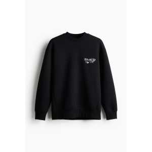 H&M DryMove™ Sport-Sweatshirt Schwarz/Slice it, Sport – Pullover & Strickjacken in Größe S. Farbe: Black/slice it