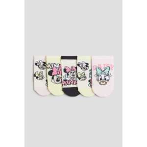 H&M Hellrosa/Minnie Maus, Socken in Größe 34/36. Farbe: Light pink/minnie mouse