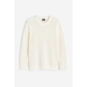 H&M Pullover in Ajourstrick Regular Fit Cremefarben Größe XXXL. Farbe: Cream