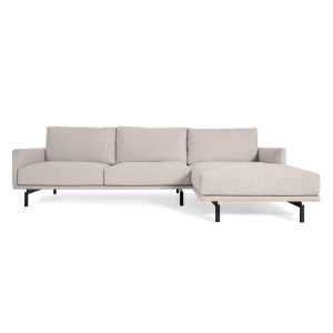 Kave Home - Galene 4-Sitzer Sofa beige mit Chaiselongue rechts 314 cm