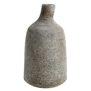 MUUBS Stain Vase groß 26 cm Grau-Braun
