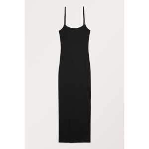 Monki Maxi-Slipdress Schwarz, Alltagskleider in Größe XL. Farbe: Black