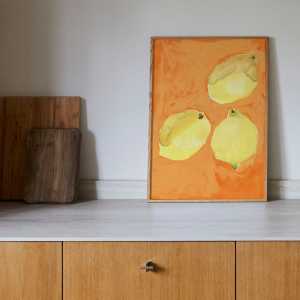Paper Collective - Lemons Poster, 30 x 40 cm
