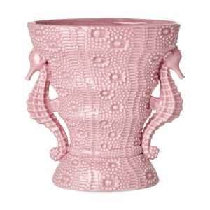 RICE Rice Vase seahorse large 25 cm Pink