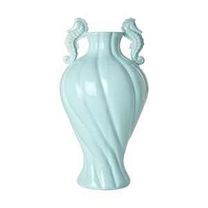 RICE Rice Vase seahorse large 41,3 cm Mint