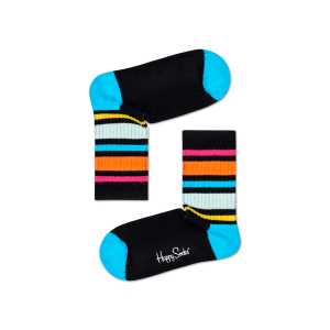 Rainbow Stripe Rib Sock