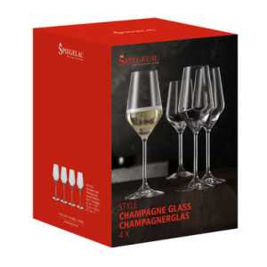 Spiegelau Style Champagnerglas 31cl 4er-Pack Klar