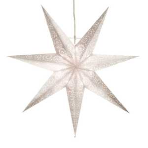 Star Trading Antique Adventsstern 60cm Weiß