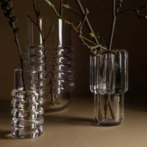 Tom Dixon - Press Vase Stem, transparent