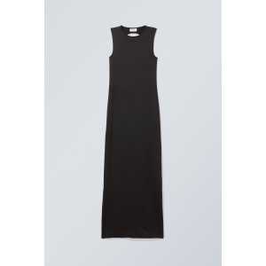 Weekday Kleid mit offenem Rücken Lucy Schwarz, Alltagskleider in Größe XL. Farbe: Black